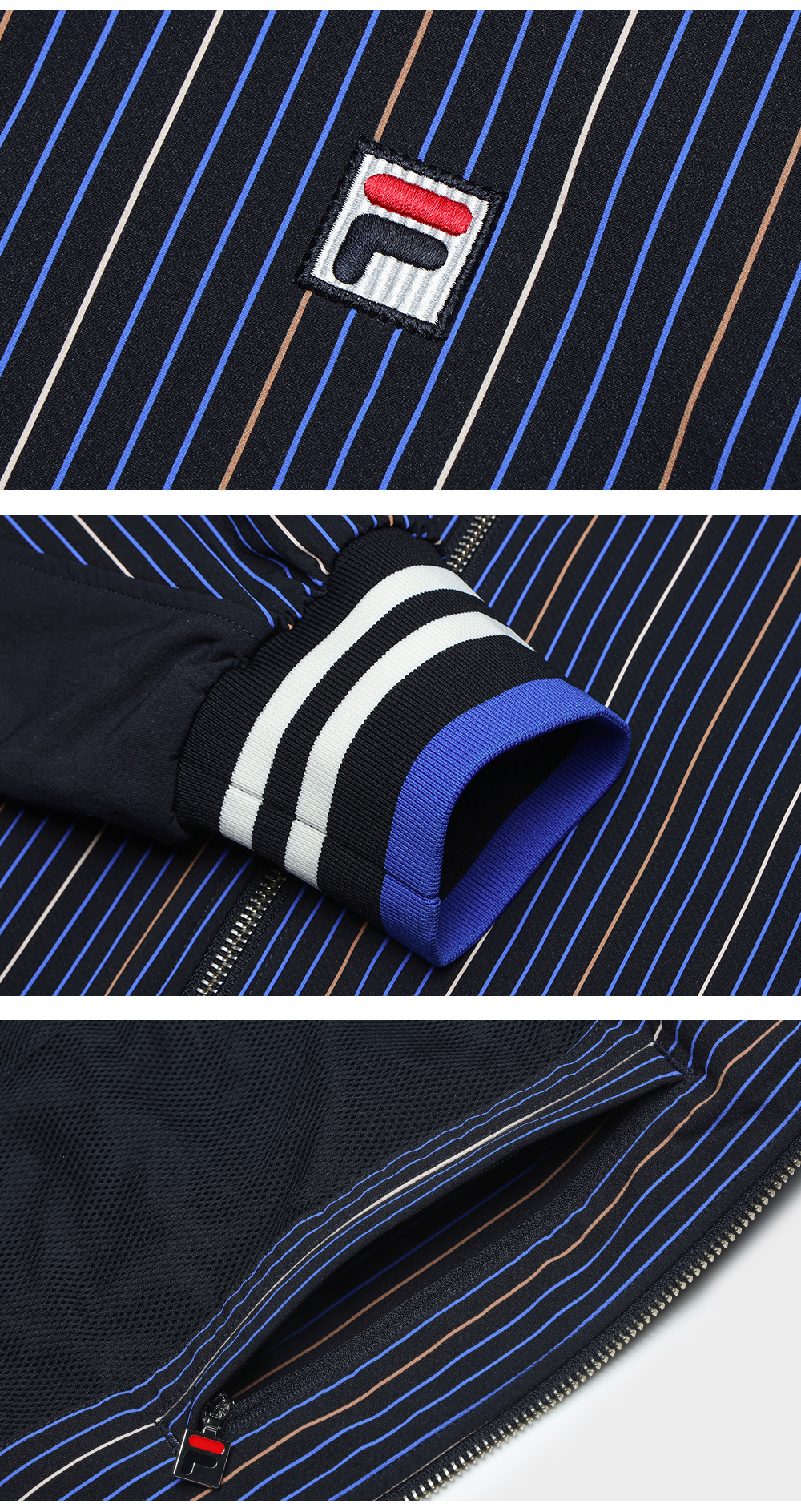 FILA CORE LIFESTYLE FILA ARCHIVE SETTANTA JACKET Men Woven Jacket (Navy)