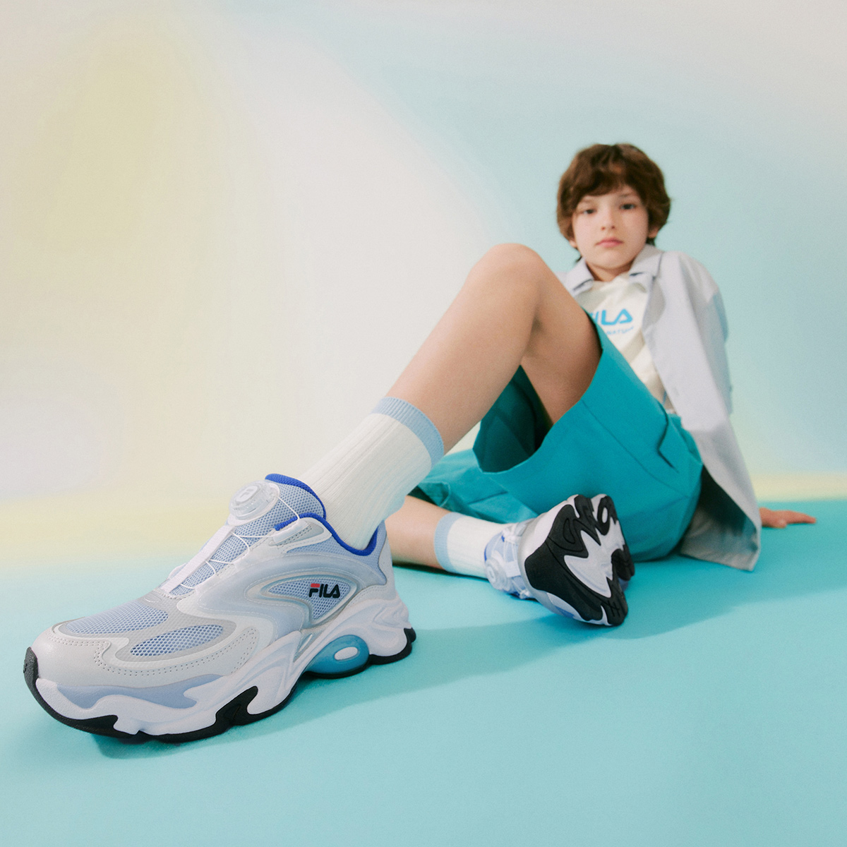 FILA KIDS HERITAGE SPHINX 3 Boys Retro Running Shoes