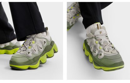 FILA CORE FASHION PEASE Men Sneakers (Yellow / Black / White / Sand)