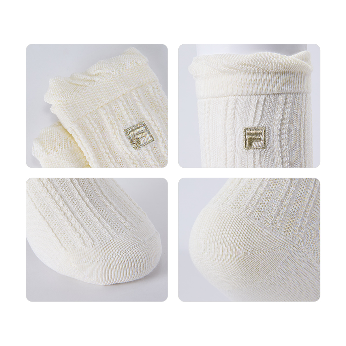 FILA KIDS WHITE LINE Girls Knee High Socks