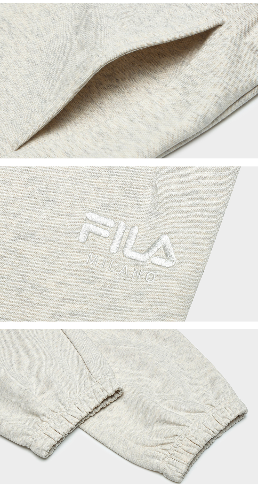 FILA CORE LIFESTYLE FILA MILANO STUDIO IN MILAN Men Knit Pants (Light Khaki)