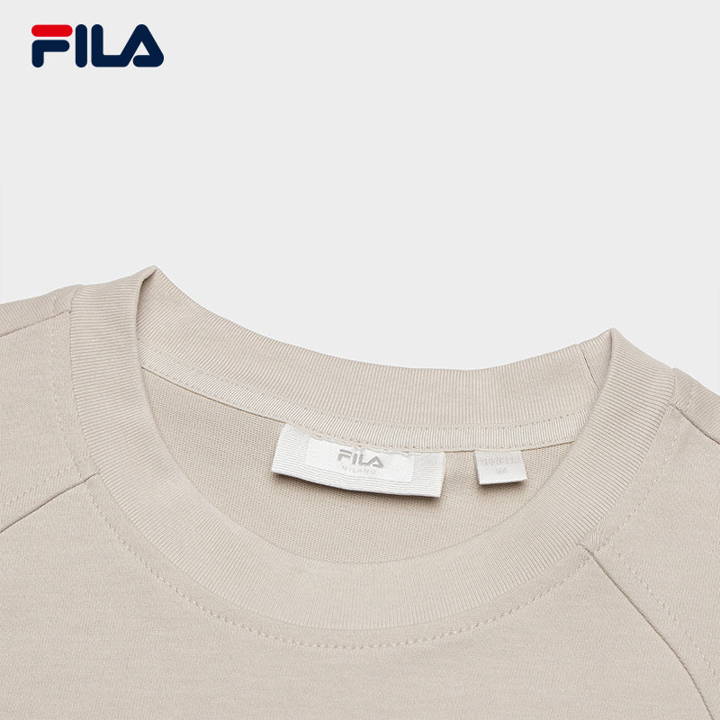FILA CORE LIFESTYLE MILANO STROLLING MILAN Women Short Sleeves T-Shirt (Light Khaki)