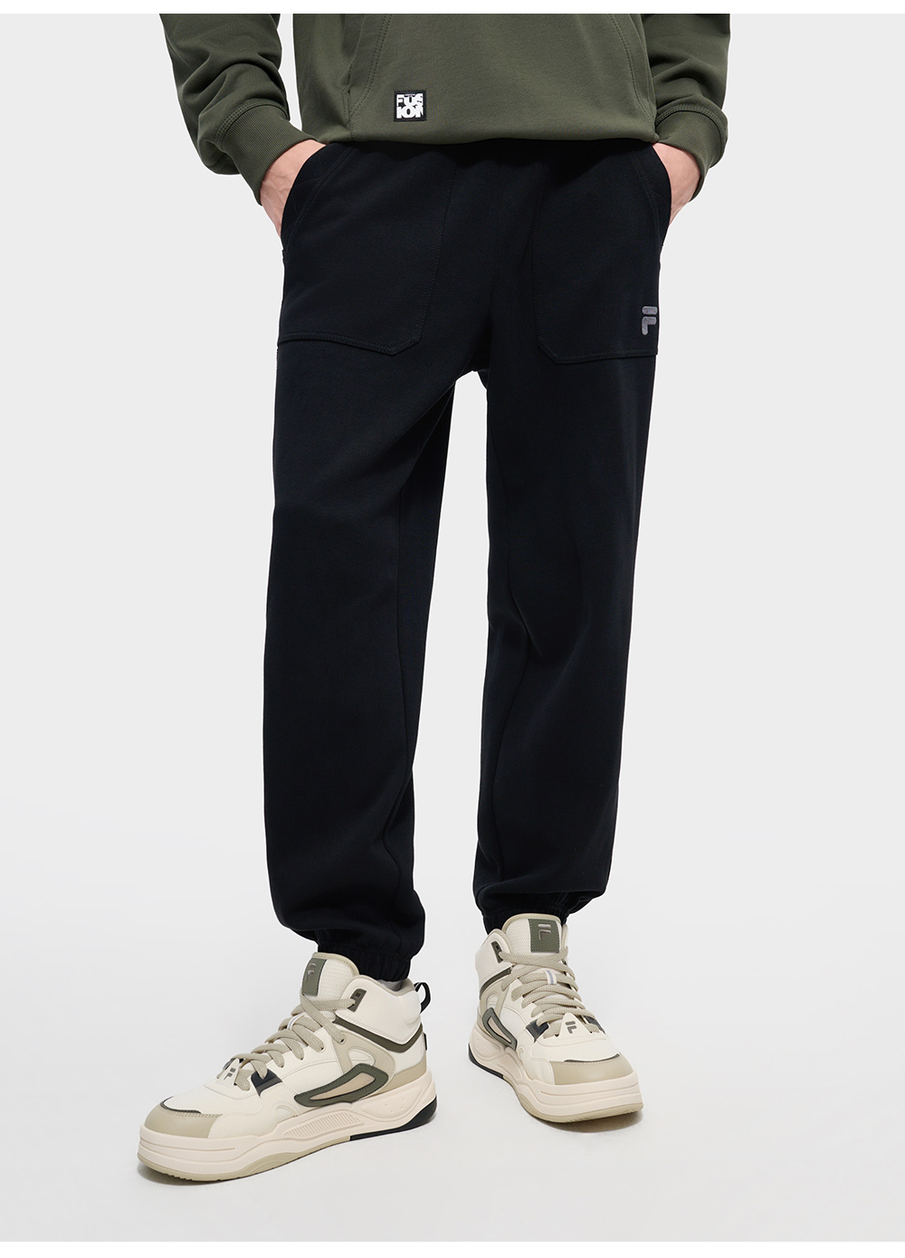 FILA FUSION INLINE WORKWEAR SKATE URBAN EDGE Men Knit Pants (Black)