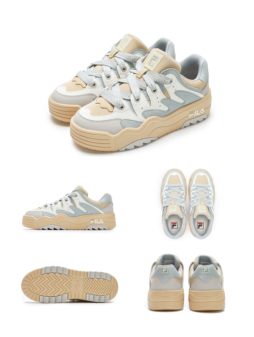 FILA CORE FASHION ROSETTA Women Sneakers (Pearl Blue / Brown Grey)