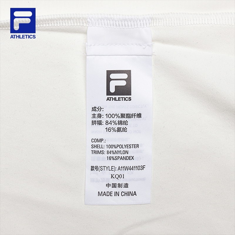 FILA CORE ATHLETICS FITNESS Women Short Sleeves T-Shirt (Black / White)
