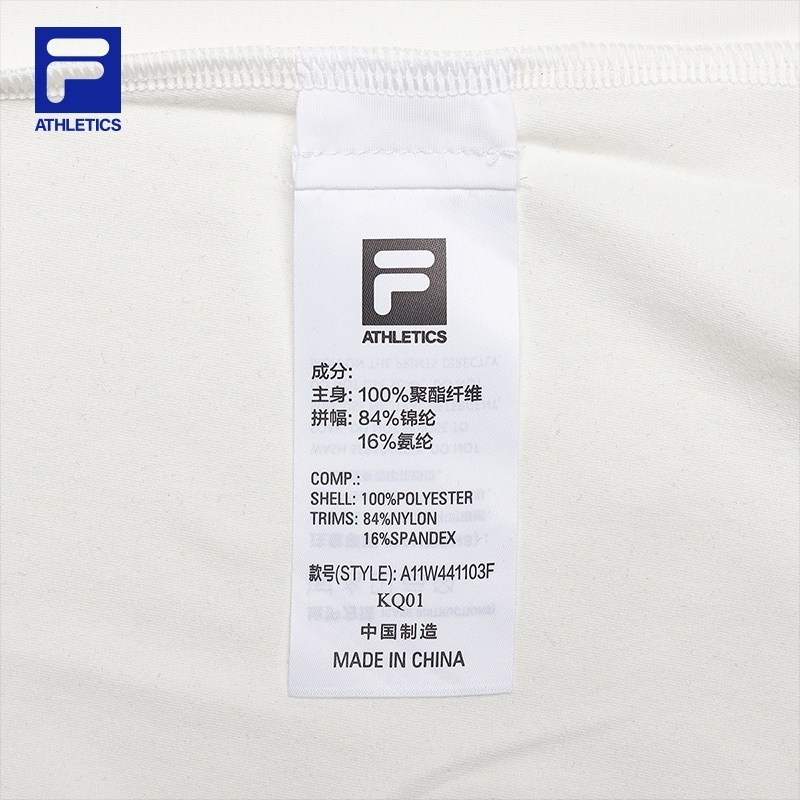 FILA CORE ATHLETICS FITNESS Women Short Sleeves T-Shirt (Black / White)