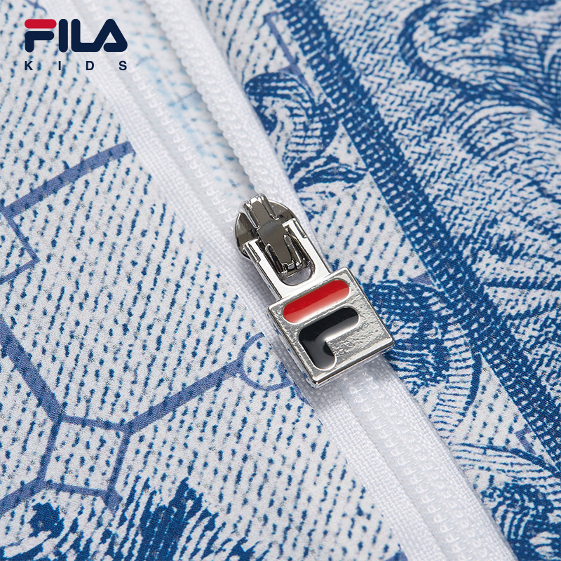 FILA KIDS WHITE LINE x RMN Boys UV-Resistance Jacket with Hood in Full Print