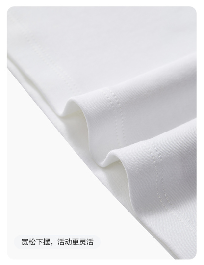 (105 - 130cm) FILA KIDS WHITE LINE Girl's Short Sleeve T-Shirt in White