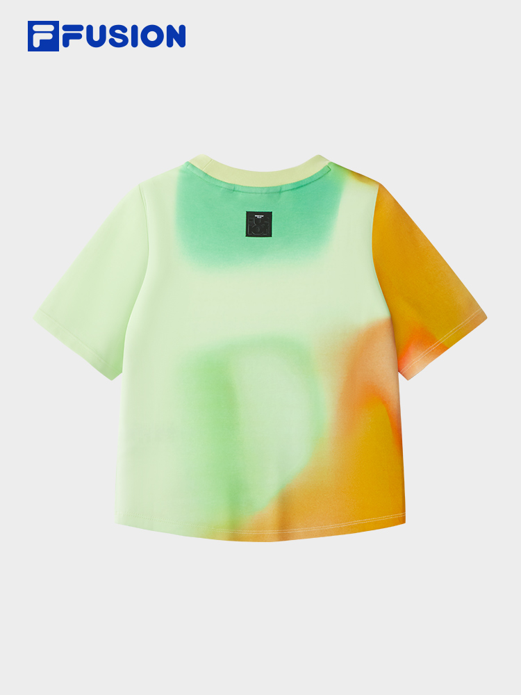 FILA FUSION  WORKWEAR METRO PORTAL Women Short Sleeve T-shirt (Light Green)