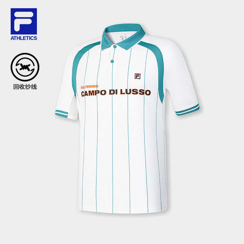 FILA CORE ATHLETICS TENNIS PREPPY NOSTALGIA Men Short Sleeve