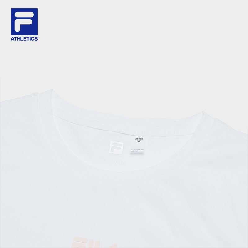 FILA CORE BLACK ATHLETICS FITNESS Women Short Sleeve T-shirt