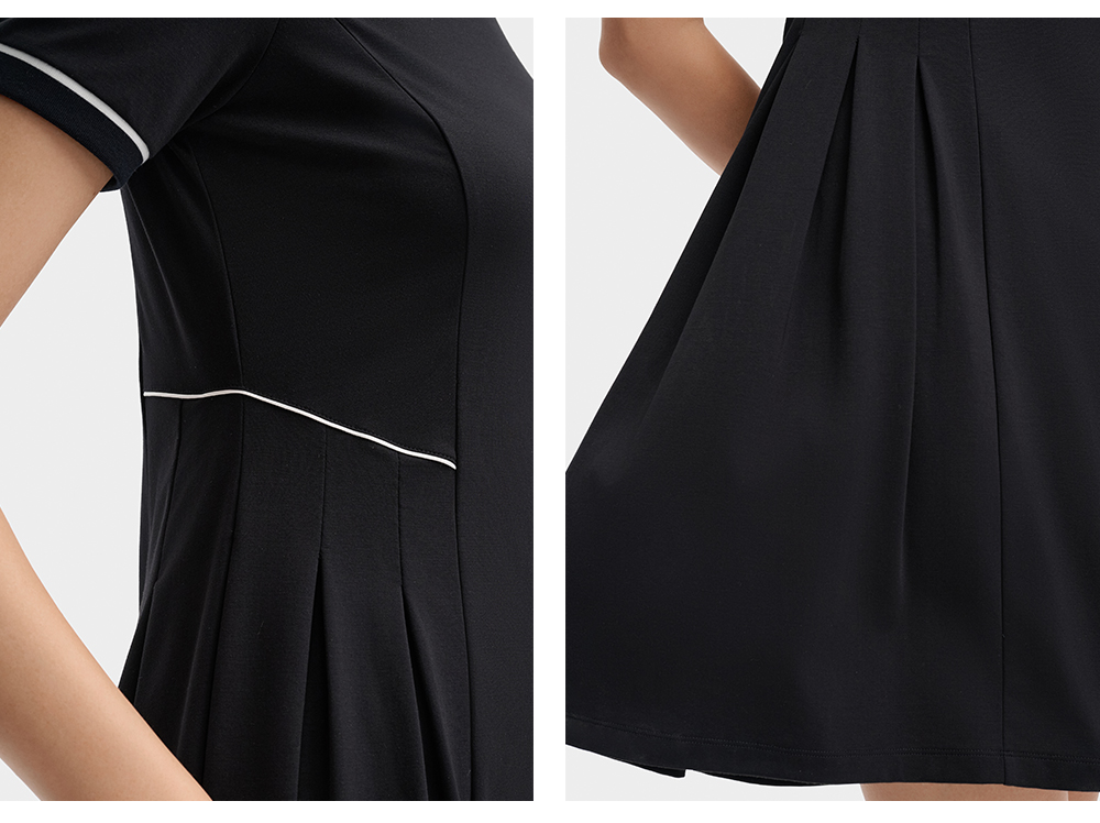 FILA CORE LIFESTYLE HERITAGE Women Dress (Black)