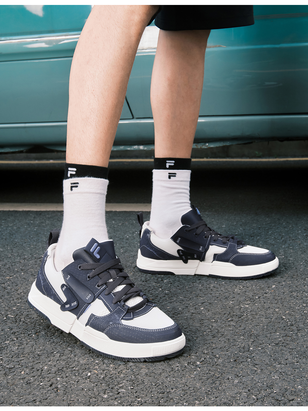 FILA FUSION FUSION GEOMETRY Men Skate Shoes (White / Beige)