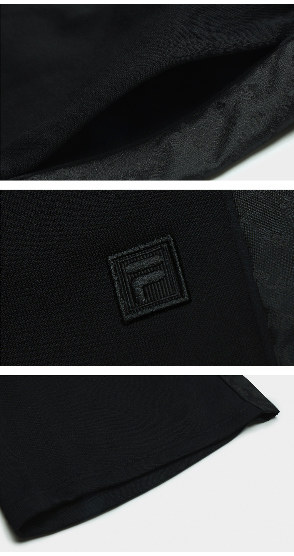 FILA CORE LIFESTYLE MILANO ENJOY A CUP OF JOE Men Knit Pants (Black)