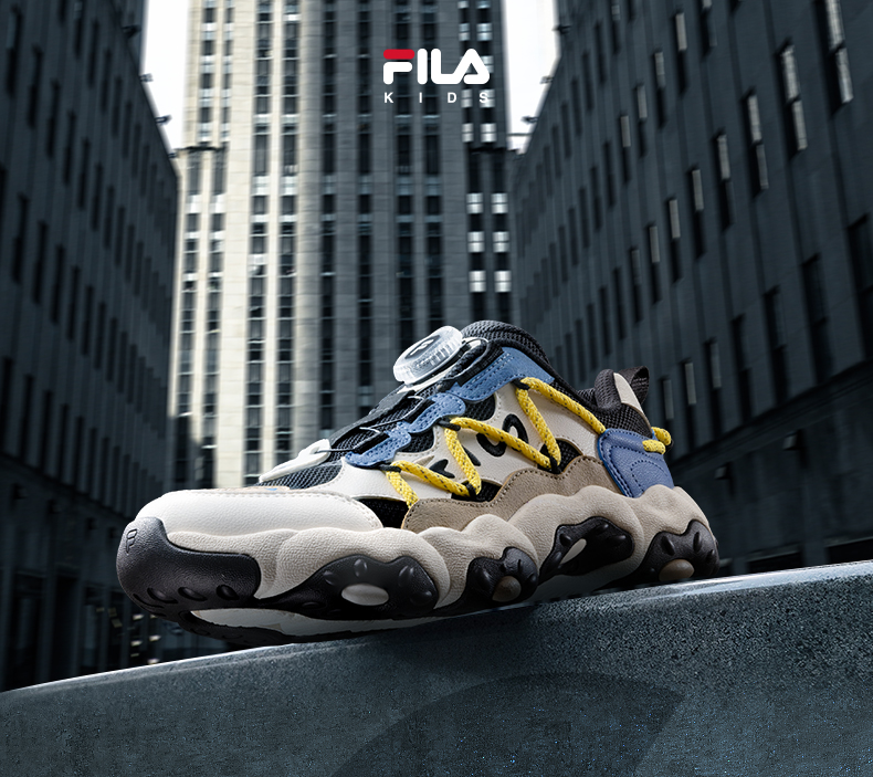 (EU 33 - 39) FILA KIDS HERITAGE FLUID 6 Unisex Sneakers with BOA