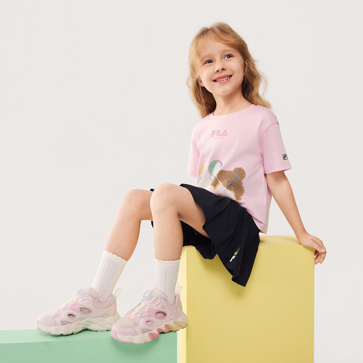 FILA GIRLS' HERITAGE-FHT FERN 2 Shoes