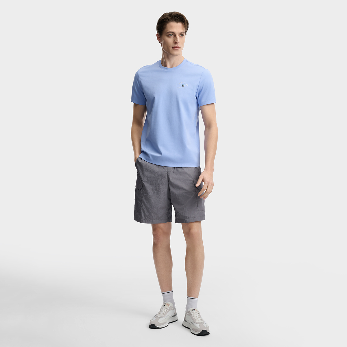 FILA MEN'S HERITAGE Knitted Short Sleeve Top