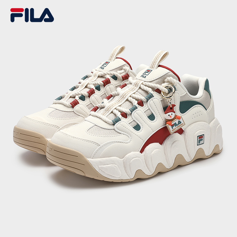 [Christmas Edition] FILA CORE CROISSANT XMAS FASHION ORIGINALE Men Sneakers in White Men Shoes