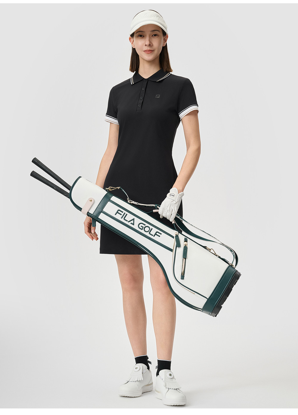 FILA CORE ATHLETICS GOLF STATELY FLORAL Women Culottes (Black)