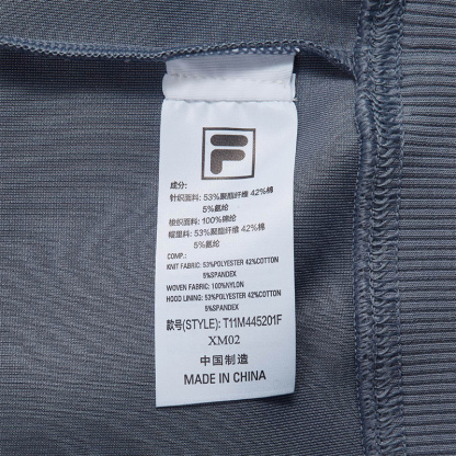 FILA FUSION INLINE FUSION LIFE X FUSIONEER FIELD OF CLASSIC Men Hoodie (Ash)