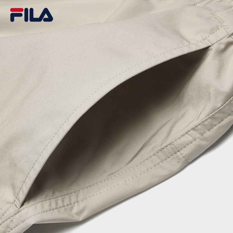 FILA CORE WHITE LINE Men Woven Long Pants in Khaki