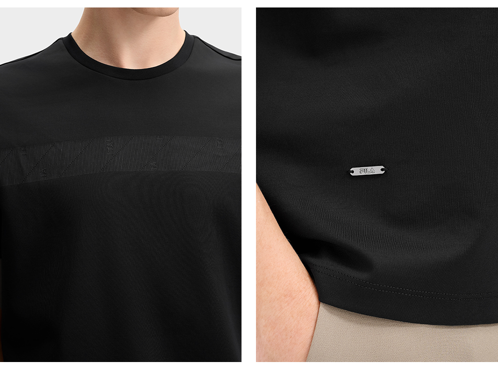 FILA CORE LIFESTYLE BLUE ART BRERA Men Short Sleeves T-Shirt (Black / Grey / White)