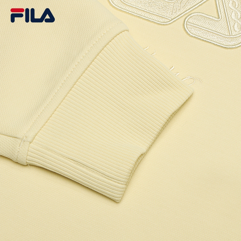 FILA CORE LIFESTYLE WHITE MILAN DESIGN WEEK Women Hoodie (Yellow)