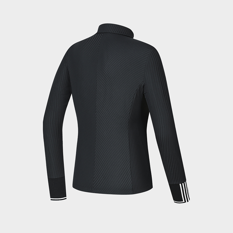 FILA CORE ATHLETICS GOLF Women Long Sleeve Polo in Black