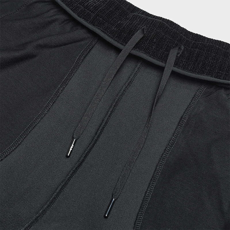 FILA-CORE WHITE LINE EMERALD Women Knit Pants in Black