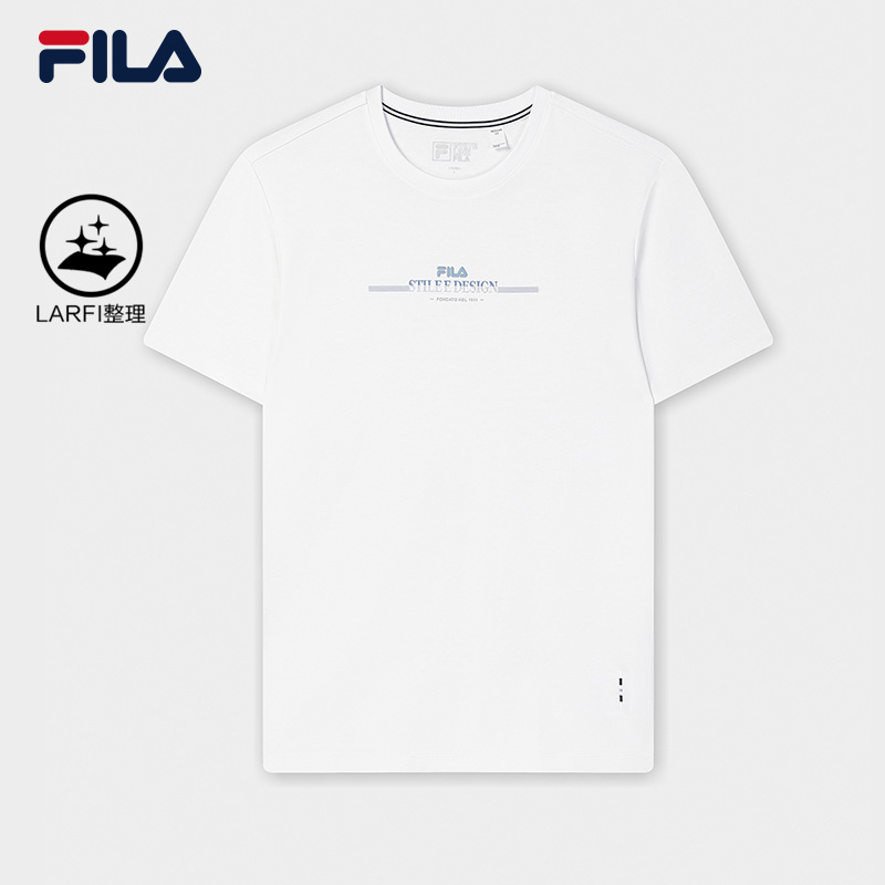 FILA CORE LIFESTYLE WHITE LINE ESCAPE THE CITY Men Short Sleeve T-shirt