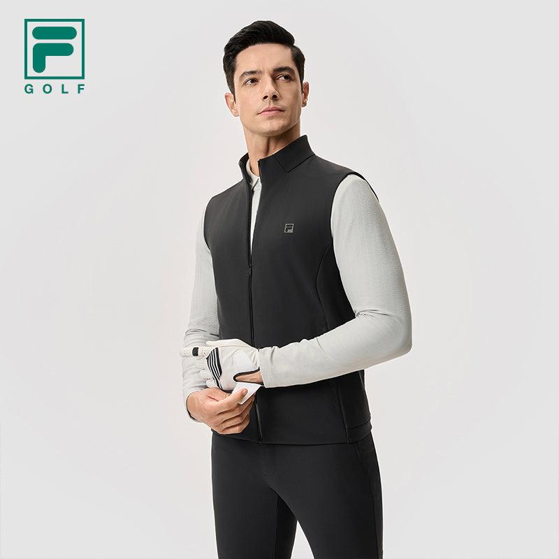 FILA CORE ATHLETICS GOLF MODERN FUSHION Men Vest (Black) – FILA SG