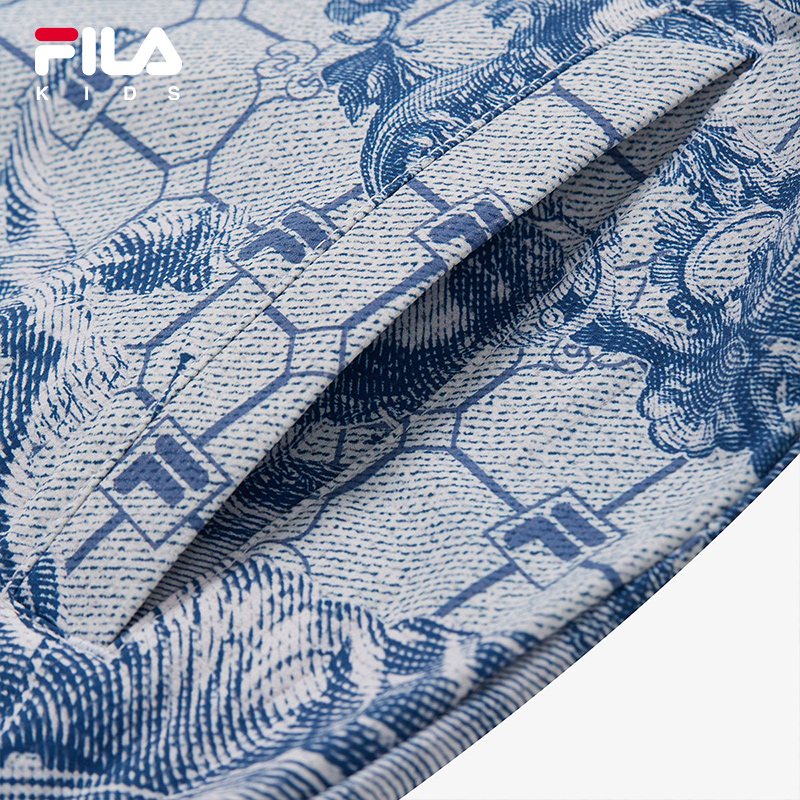FILA KIDS WHITE LINE x RMN Boys UV-Resistance Jacket with Hood in Full Print