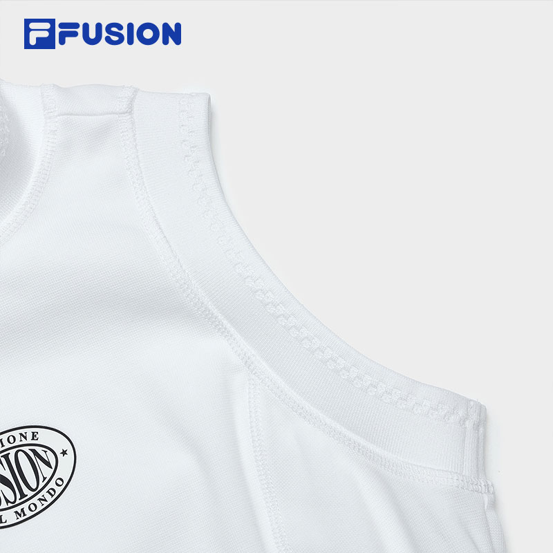 FILA FUSION INLINE UNIFORM Womens Cotton Vest in White