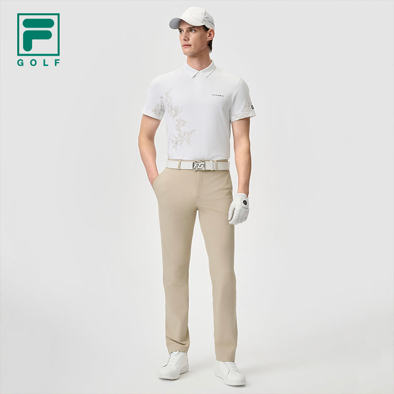FILA CORE ATHLETICS GOLF STATELY FLORAL Men Woven Pants (Light Khaki)