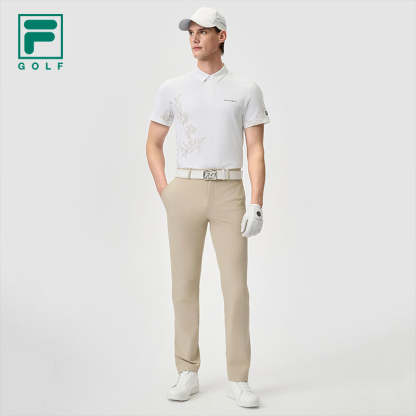 FILA CORE ATHLETICS GOLF STATELY FLORAL Men Woven Pants (Light Khaki)