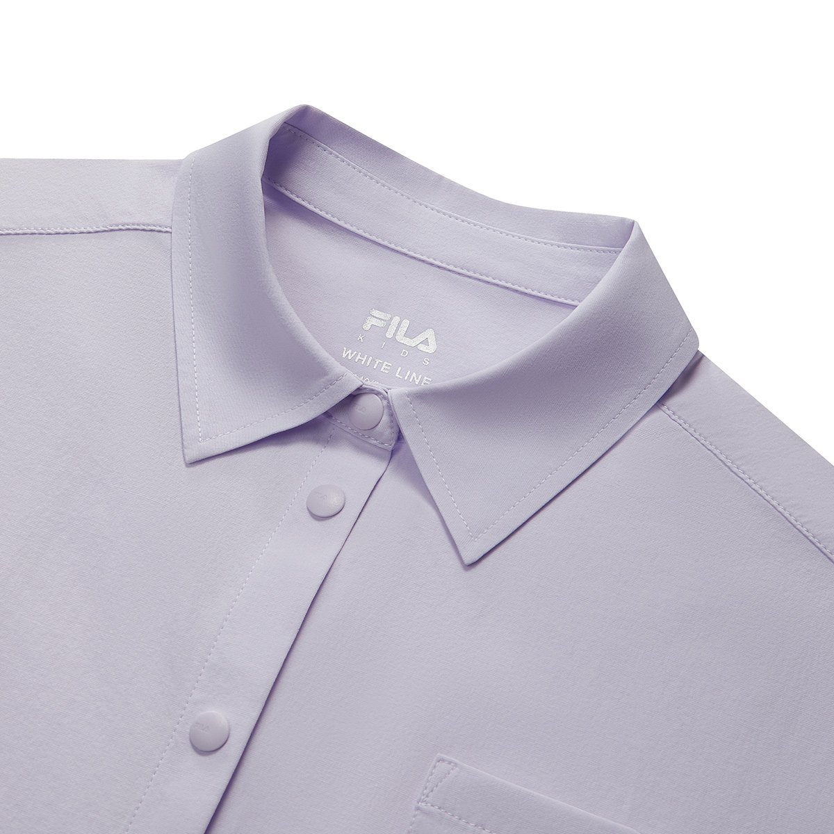 FILA KIDS WHITE LINE WHITE LINE Girls Short Sleeves Shirt