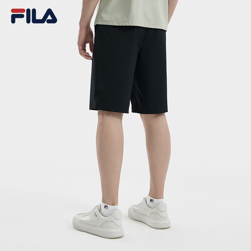 FILA CORE WHITE LINE BLUE Men Woven Pants in Black