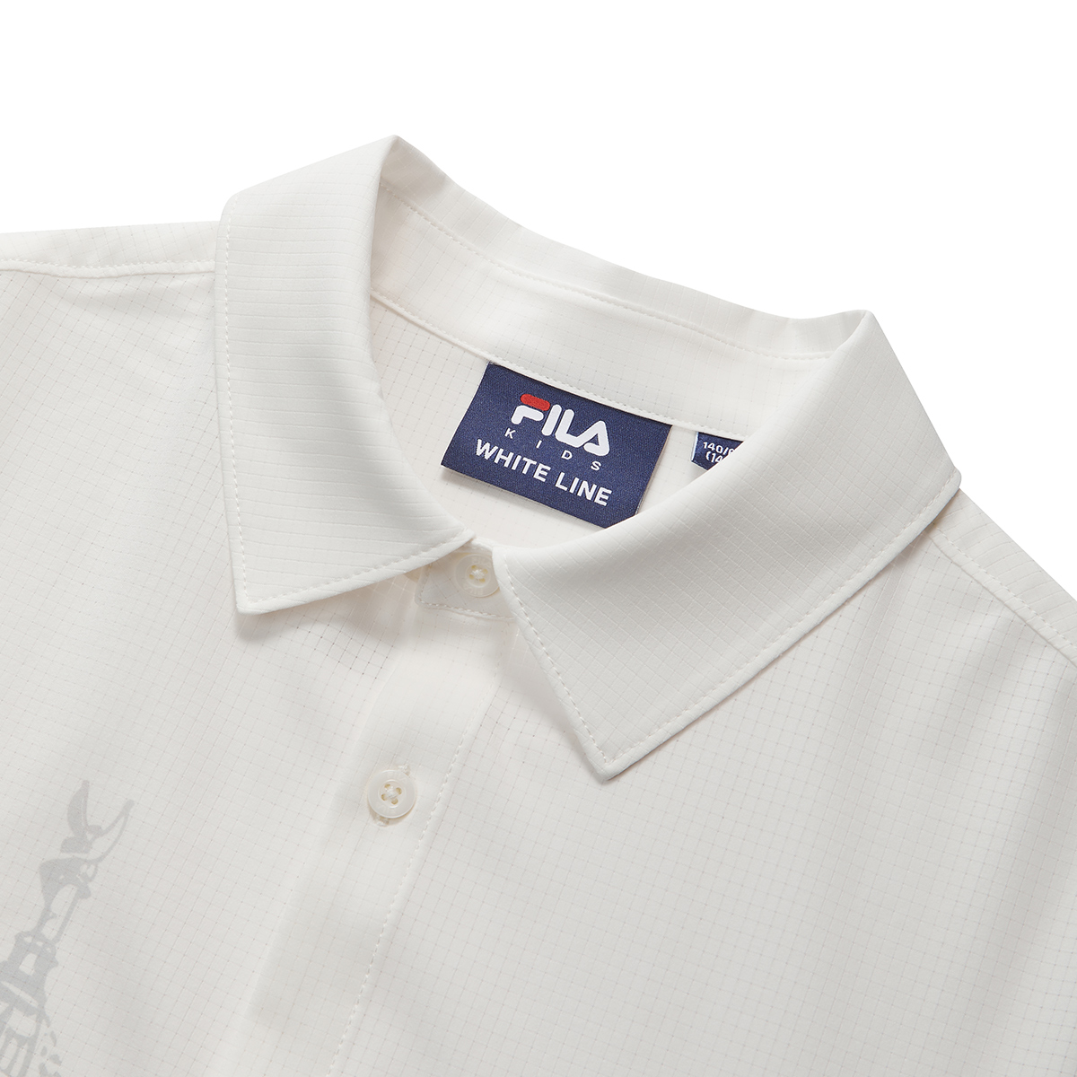 FILA KIDS WHITE LINE Boys Short Sleeves Shirt