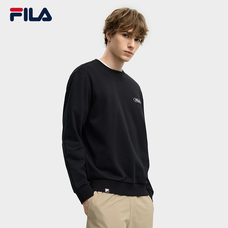 FILA CORE LIFESTYLE FILA ORIGINALE Men Sweatshirt (Black/Ash)