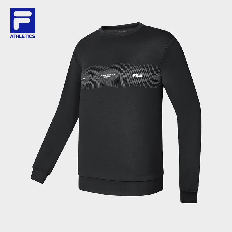 FILA CORE BLACK ATHLETICS FITNESS Men's Pullover Sweater
