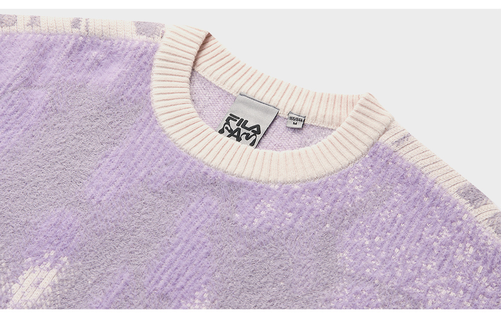 FILA FUSION CROSS OVER FILA FUSION X P.A.M DOWN TO EARTH Women Knit Sweater (Purple)