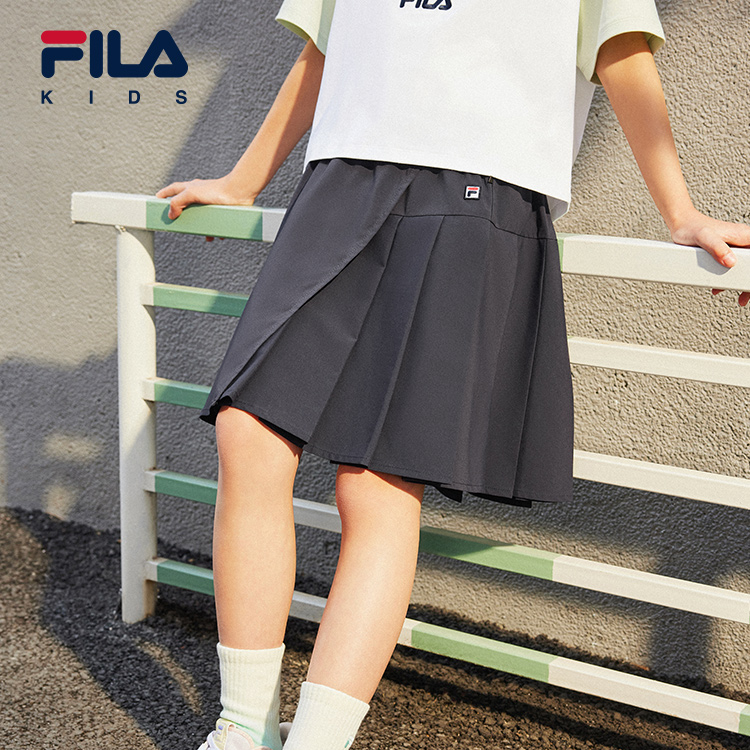 (130 - 165cm) FILA KIDS x OSAMU GOODS Girl's Skirt in Navy