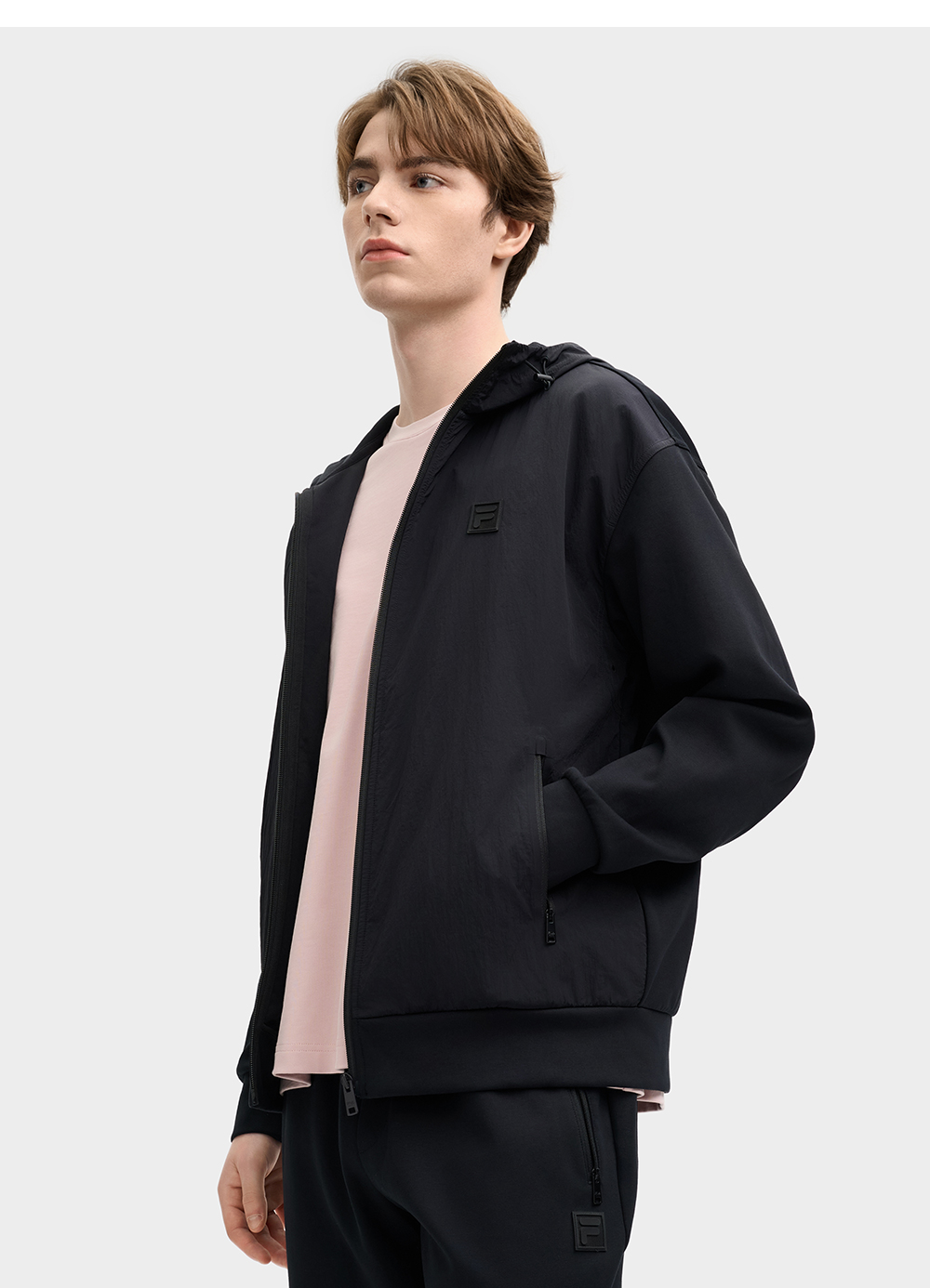 FILA CORE LIFESTYLE MILANO STROLLING MILAN Men Hooded Jacket (Black)