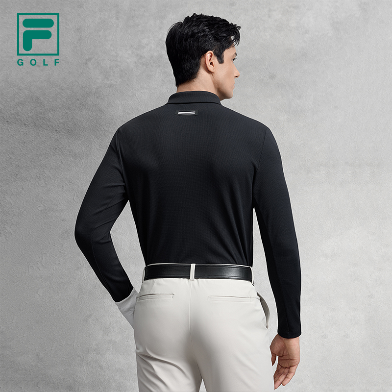 FILA CORE ATHLETICS GOLF BTB Elegant Duality Men Long Sleeve Polo