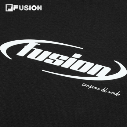 FILA FUSION BASKETBALL INLINE UNIFORM Men's Short Sleeve T-shirt (Black / White / Khaki - Cotton)