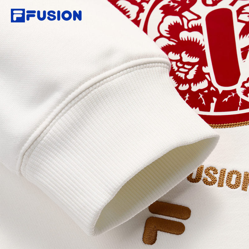 FILA FUSION INLINE CULTURE CNY COLLECTION Men Hoodie (White)