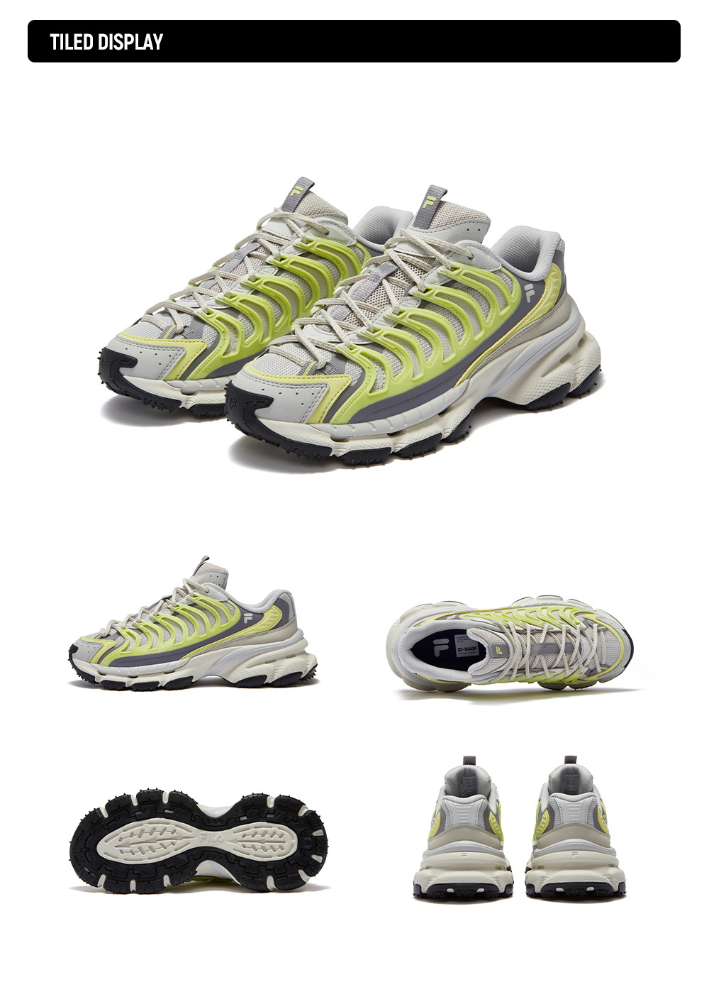 FILA FUSION FUSION BRACKET Women Sneakers (Grey / Yellow)