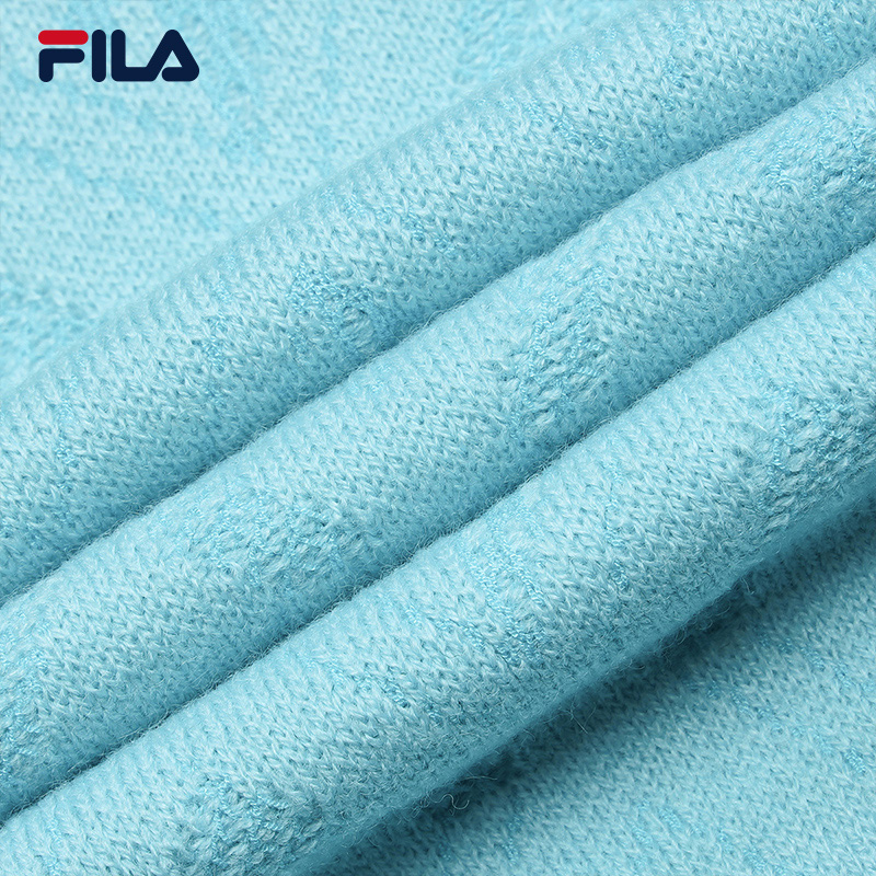 FILA CORE WHITE LINE EMERALD Women's Knit Sweater in blue