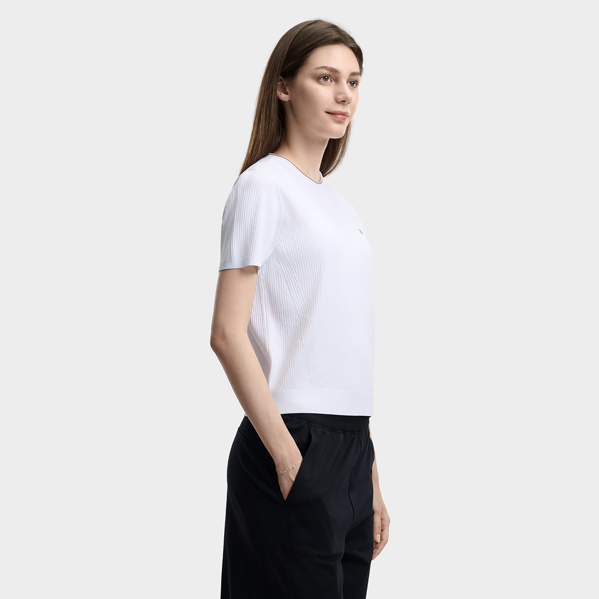 FILA WOMEN'S WHITE Knitted Top