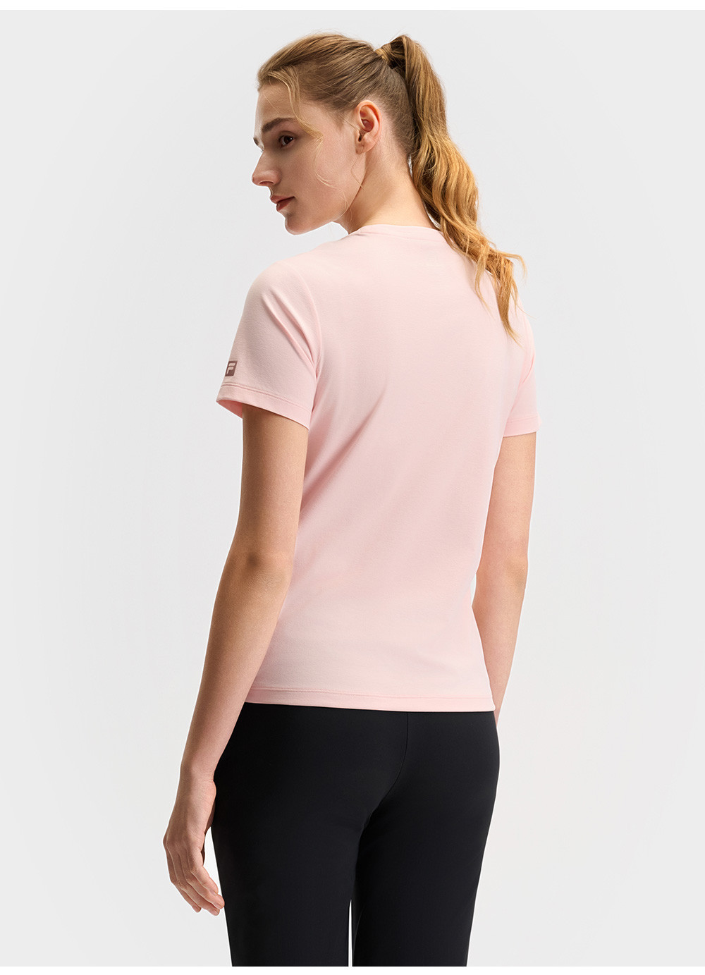 FILA CORE ATHLETICS FILA-FIT ARTE ELEGANTE Women Short Sleeves T-Shirt (Light Blue / Pink / White)
